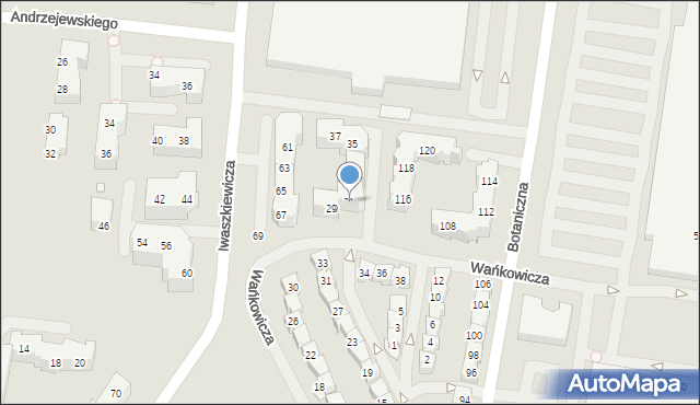 Szczecin, Wańkowicza Melchiora, 31, mapa Szczecina