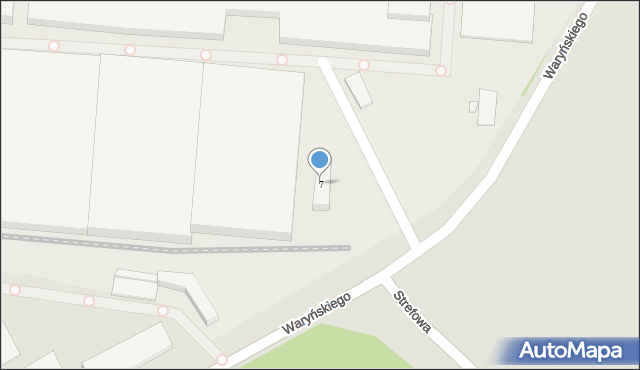 Szczecinek, Waryńskiego Ludwika, 7, mapa Szczecinek