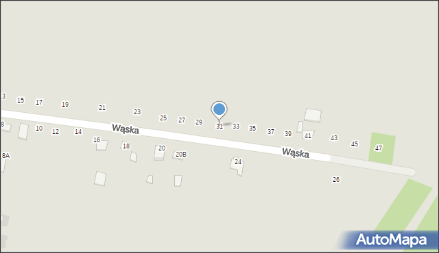 Szczucin, Wąska, 31, mapa Szczucin