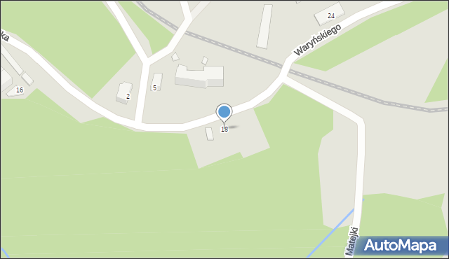Szklarska Poręba, Waryńskiego Ludwika, 13, mapa Szklarska Poręba