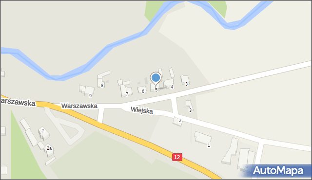 Szprotawa, Warszawska, 5, mapa Szprotawa