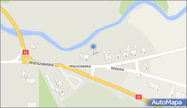 Szprotawa, Warszawska, 8, mapa Szprotawa