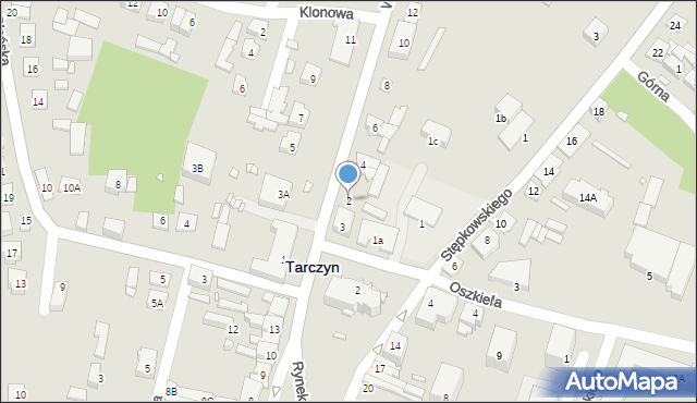 Tarczyn, Warszawska, 2, mapa Tarczyn