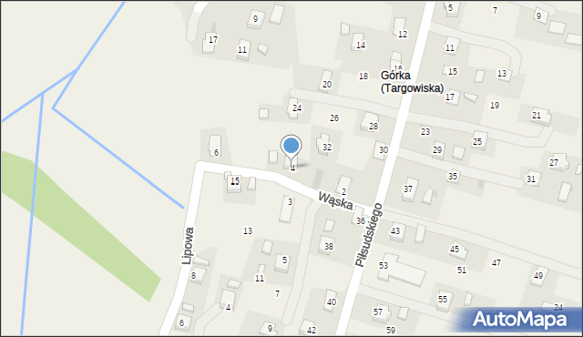 Targowiska, Wąska, 4, mapa Targowiska