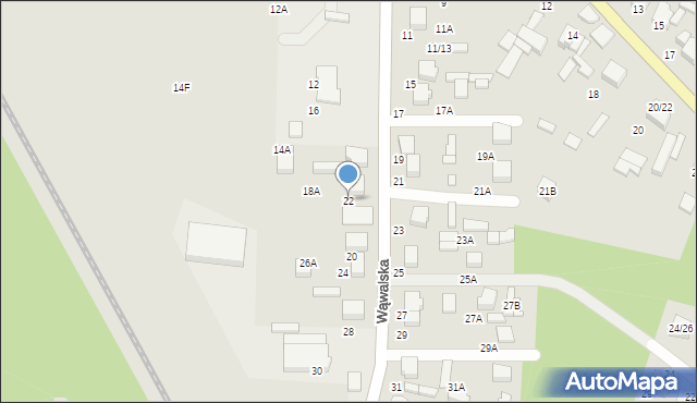 Tomaszów Mazowiecki, Wąwalska, 22, mapa Tomaszów Mazowiecki