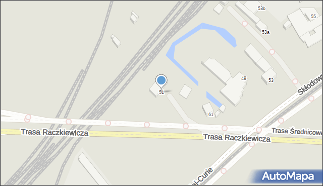 Toruń, Wałdowska, 51, mapa Torunia