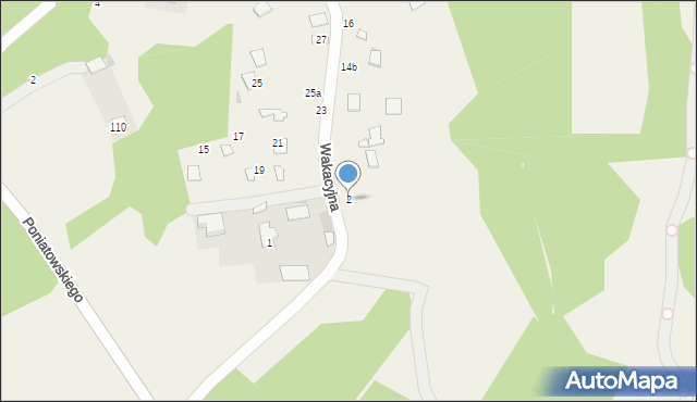 Urle, Wakacyjna, 2, mapa Urle