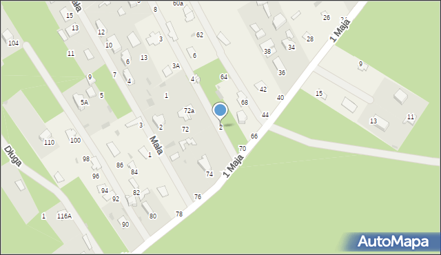 Urle, Wąska, 2, mapa Urle