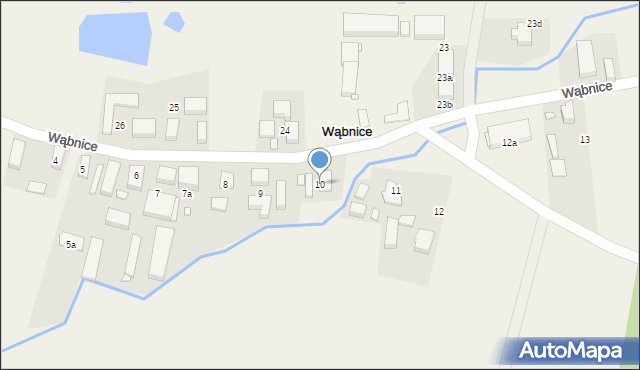 Wąbnice, Wąbnice, 10, mapa Wąbnice