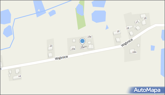 Wąbnice, Wąbnice, 20A, mapa Wąbnice