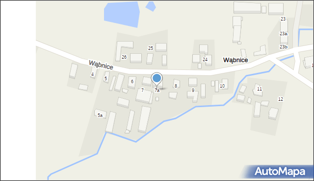 Wąbnice, Wąbnice, 7a, mapa Wąbnice