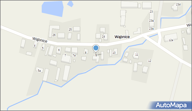 Wąbnice, Wąbnice, 9, mapa Wąbnice