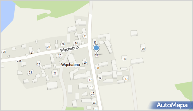 Wąchabno, Wąchabno, 34, mapa Wąchabno