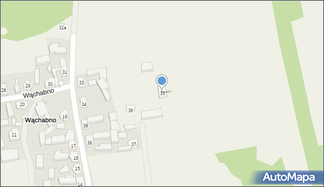 Wąchabno, Wąchabno, 35, mapa Wąchabno