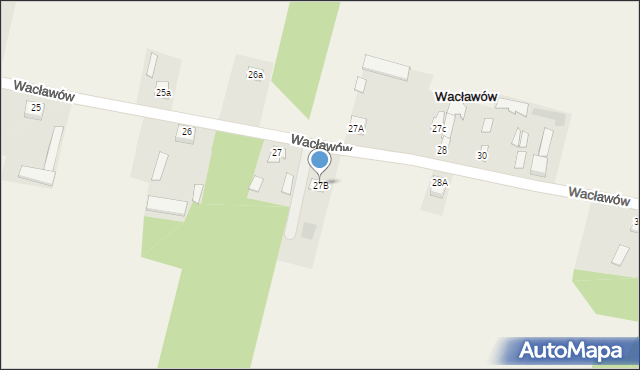 Wacławów, Wacławów, 27B, mapa Wacławów