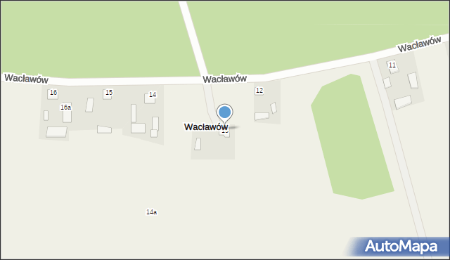 Wacławów, Wacławów, 13, mapa Wacławów