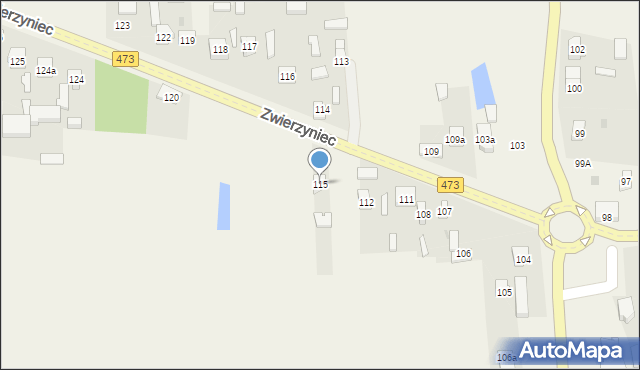 Wadlew, Wadlew, 115, mapa Wadlew