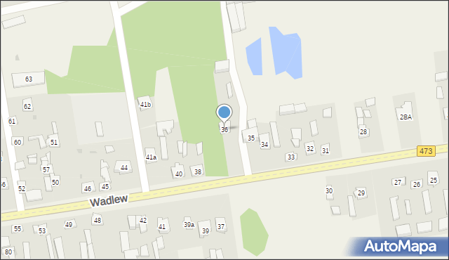 Wadlew, Wadlew, 36, mapa Wadlew