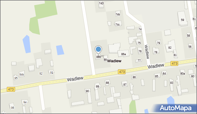 Wadlew, Wadlew, 88b, mapa Wadlew