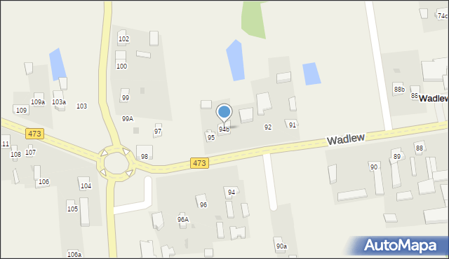 Wadlew, Wadlew, 94b, mapa Wadlew