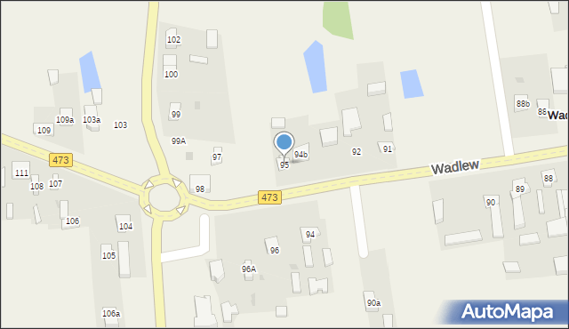 Wadlew, Wadlew, 95, mapa Wadlew