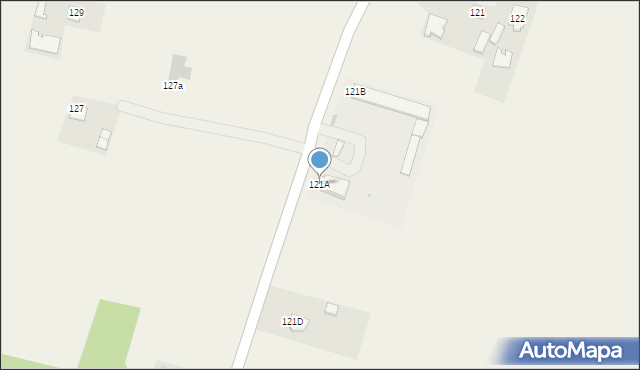 Wadowice Górne, Wadowice Górne, 121A, mapa Wadowice Górne