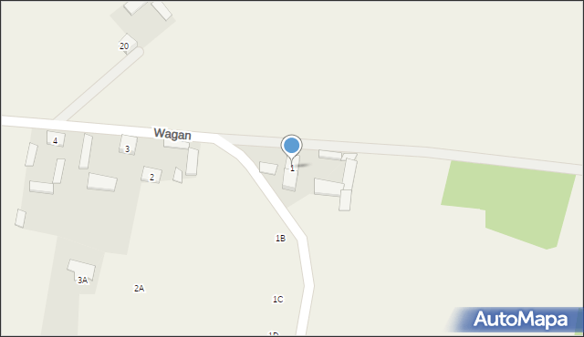 Wagan, Wagan, 1, mapa Wagan