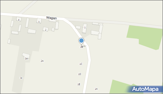 Wagan, Wagan, 1B, mapa Wagan