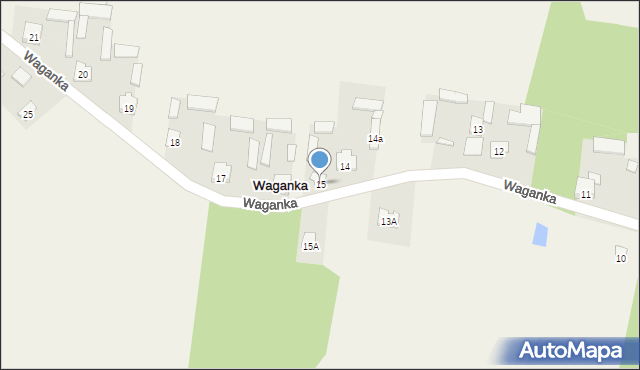 Waganka, Waganka, 15, mapa Waganka