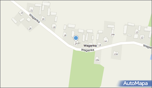 Waganka, Waganka, 17, mapa Waganka