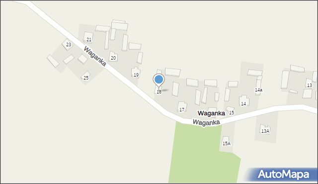 Waganka, Waganka, 18, mapa Waganka