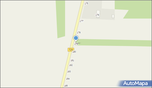 Wąglany, Wąglany, 179, mapa Wąglany