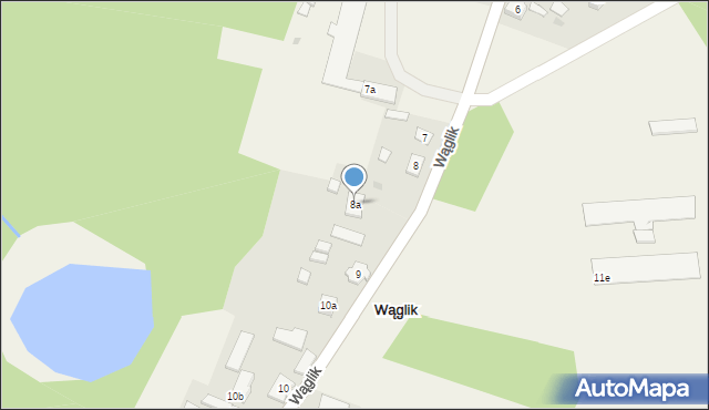 Wąglik, Wąglik, 8a, mapa Wąglik