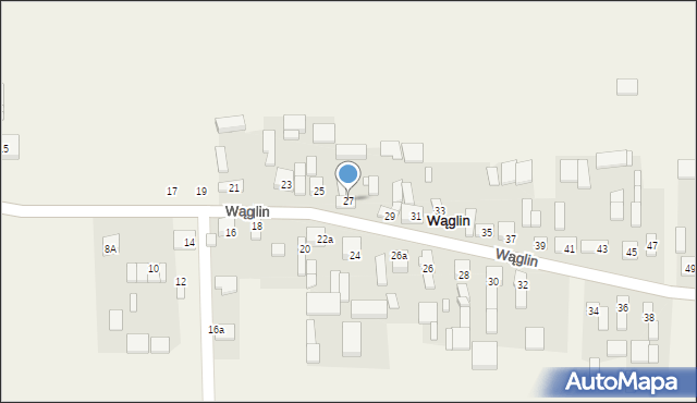 Wąglin, Wąglin, 27, mapa Wąglin