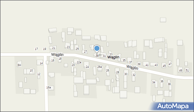 Wąglin, Wąglin, 29, mapa Wąglin