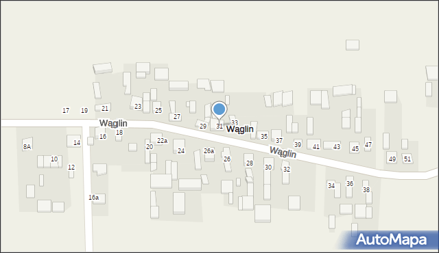 Wąglin, Wąglin, 31, mapa Wąglin