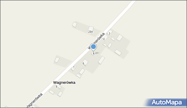 Wagnerówka, Wagnerówka, 5, mapa Wagnerówka