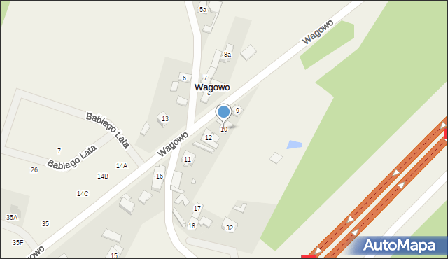 Wagowo, Wagowo, 10, mapa Wagowo