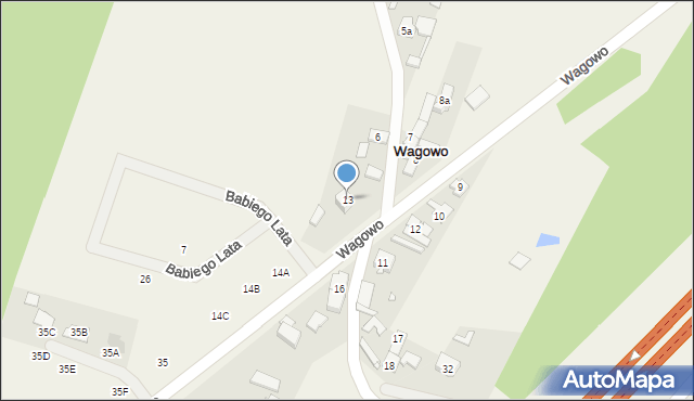 Wagowo, Wagowo, 13, mapa Wagowo