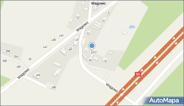 Wagowo, Wagowo, 17, mapa Wagowo