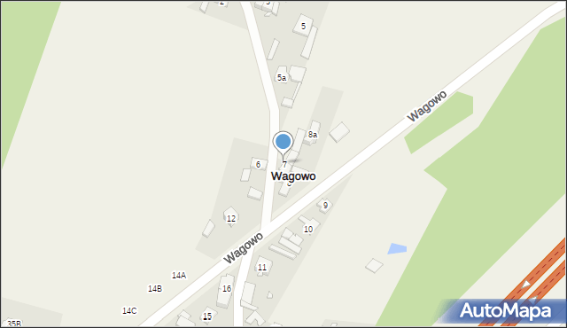 Wagowo, Wagowo, 7, mapa Wagowo
