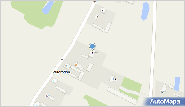 Wągrodno, Wągrodno, 7, mapa Wągrodno