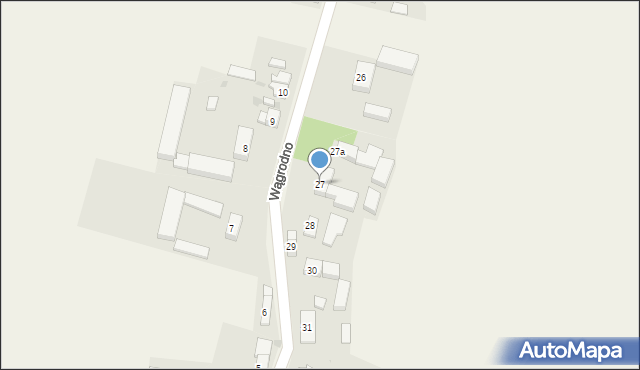 Wągrodno, Wągrodno, 27, mapa Wągrodno
