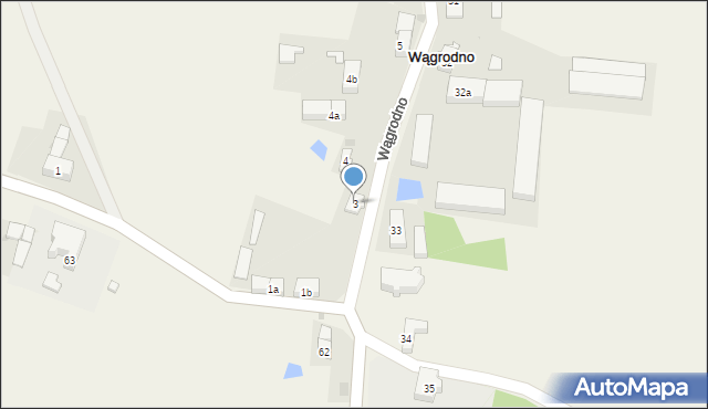 Wągrodno, Wągrodno, 3, mapa Wągrodno