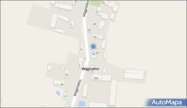 Wągrodno, Wągrodno, 31, mapa Wągrodno