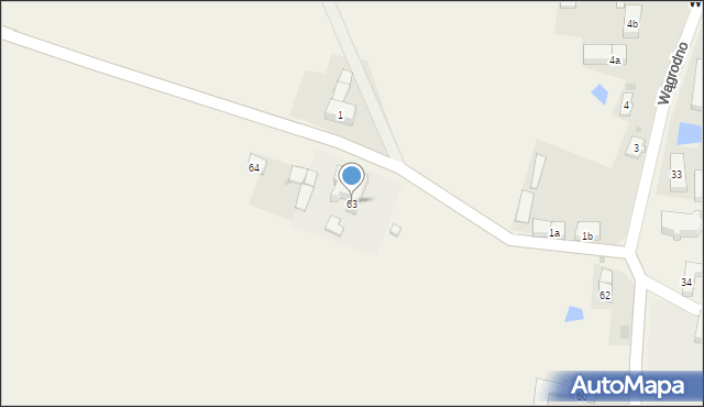 Wągrodno, Wągrodno, 63, mapa Wągrodno