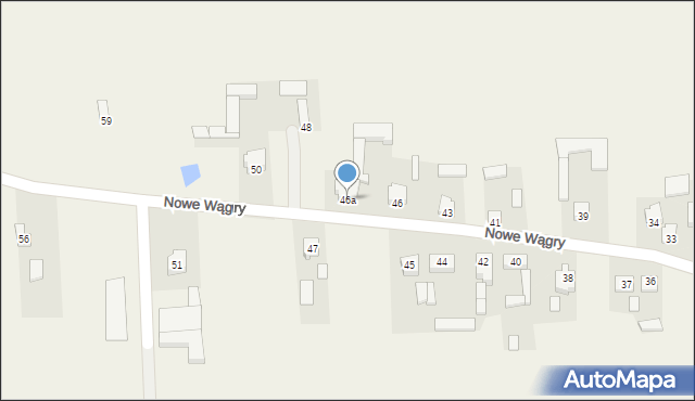 Wągry, Wągry, 46a, mapa Wągry