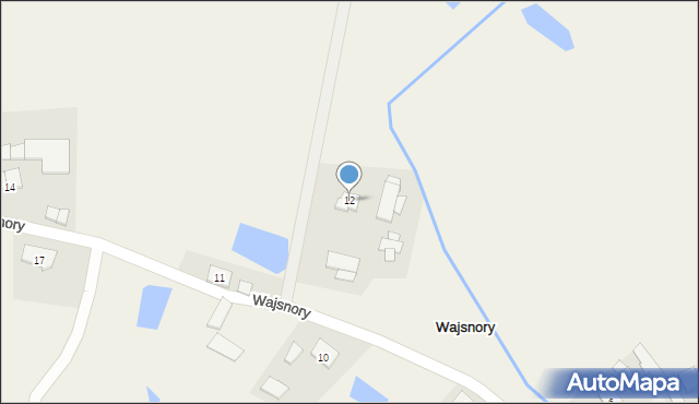 Wajsnory, Wajsnory, 12, mapa Wajsnory