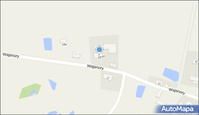 Wajsnory, Wajsnory, 14, mapa Wajsnory