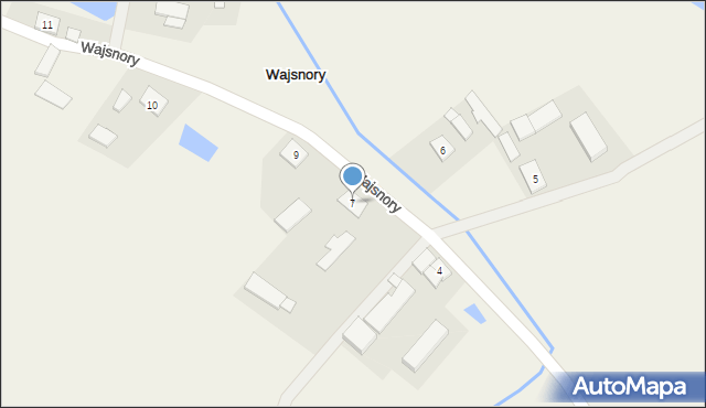 Wajsnory, Wajsnory, 7, mapa Wajsnory